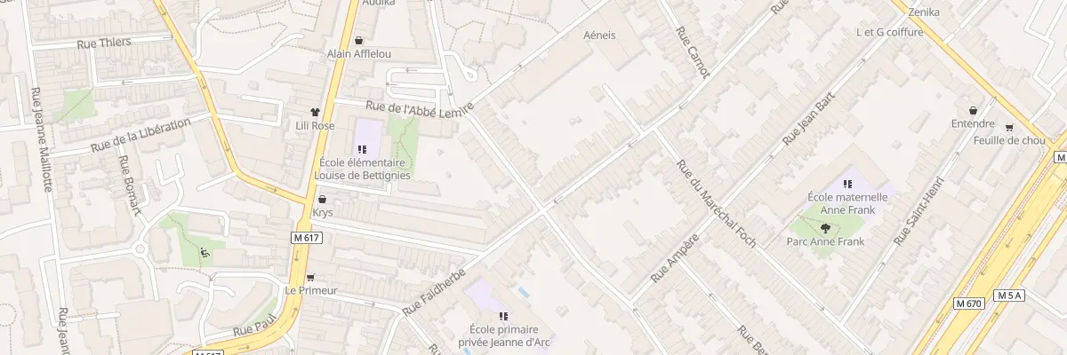Plan du 31 Rue de Paris à La Madeleine