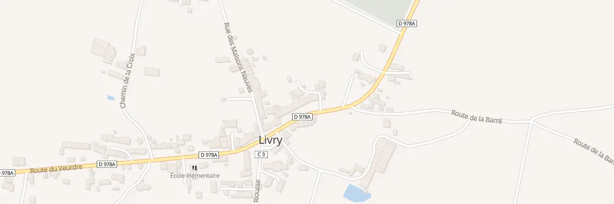 Plan du 14 Rte de St Pierre à Livry