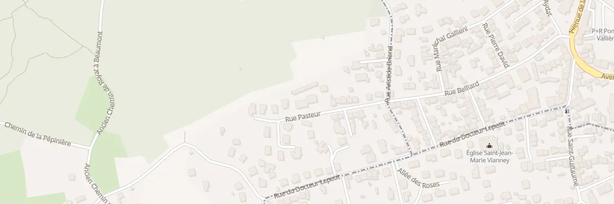 Plan du 18 Rue Pasteur à Ceyrat