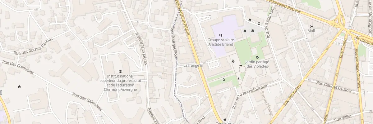 Plan du 6 Rue Jean Maupoint à Clermont-Ferrand