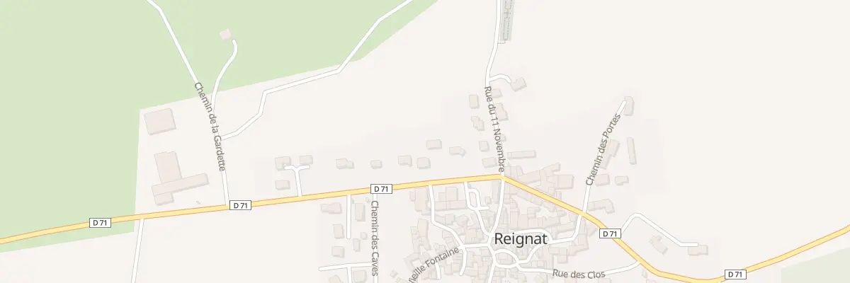 Plan du 15B Rte de Besse - REIGNAT à Montaigut-le-Blanc