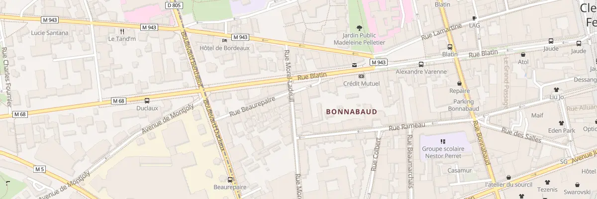 Plan du 79 Rue Blatin à Clermont-Ferrand