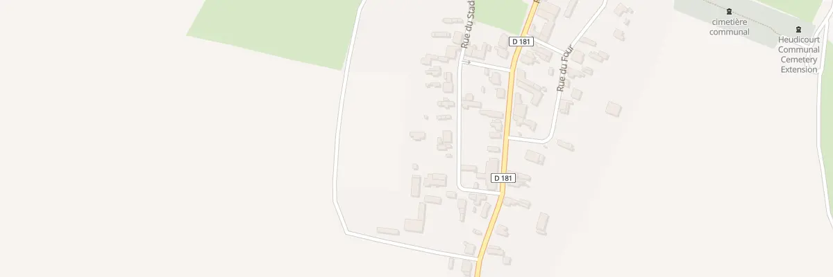 Plan du 23 Rue du Stade à Heudicourt