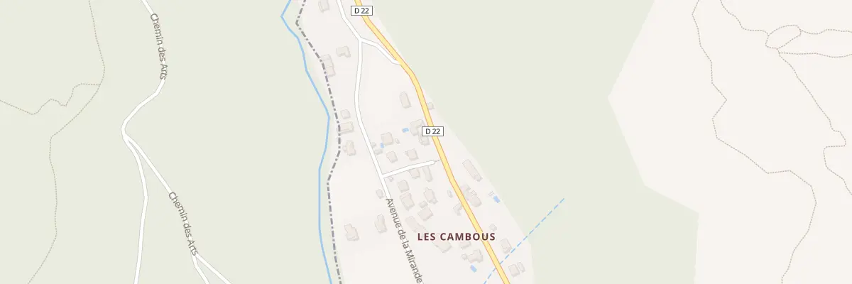Plan du 5213 Les Cambous à Taussac-la-Billière