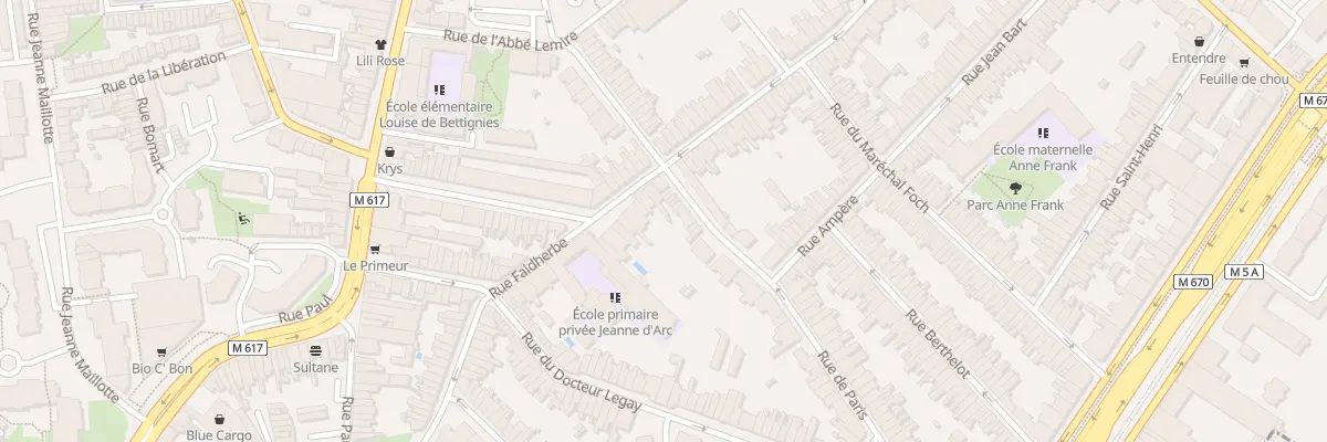 Plan du 60 Rue Faidherbe à La Madeleine