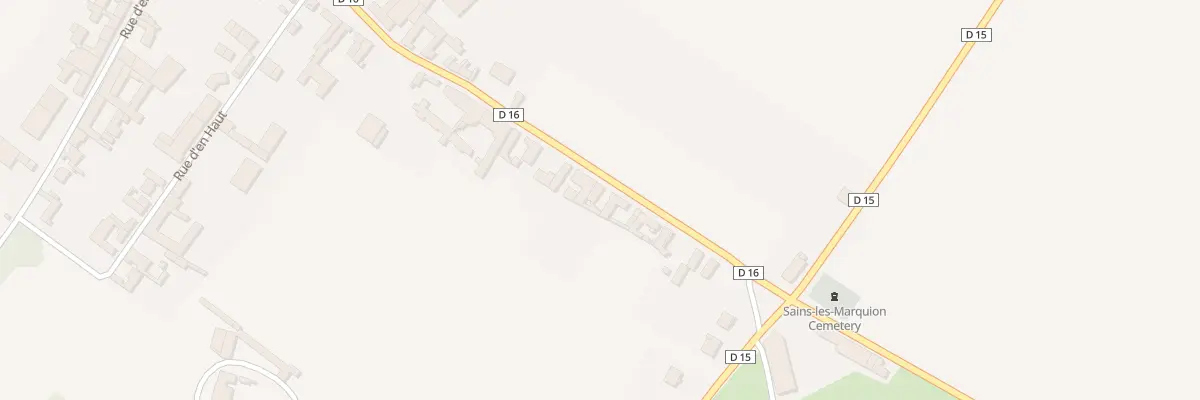 Plan du 16 Rue du Calvaire à Sains-lès-Marquion