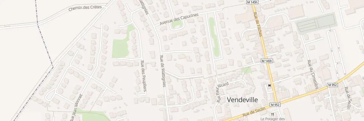 Plan du 8 Av des Anémones à Vendeville