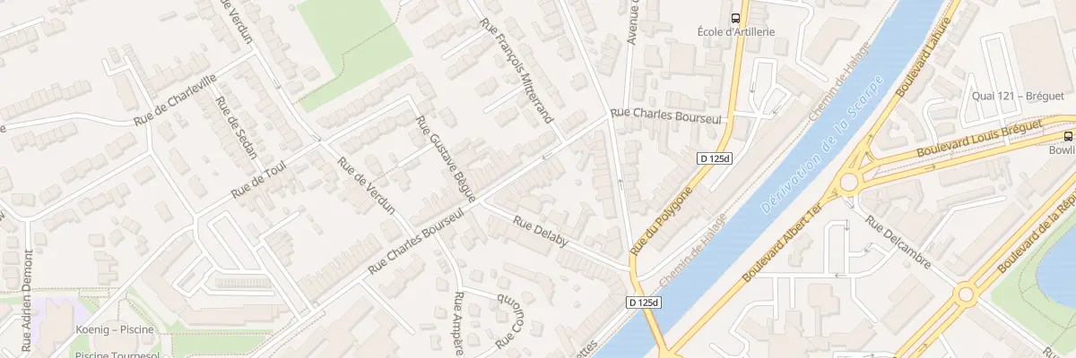 Plan du 175 Rue Charles Bourseul à Douai
