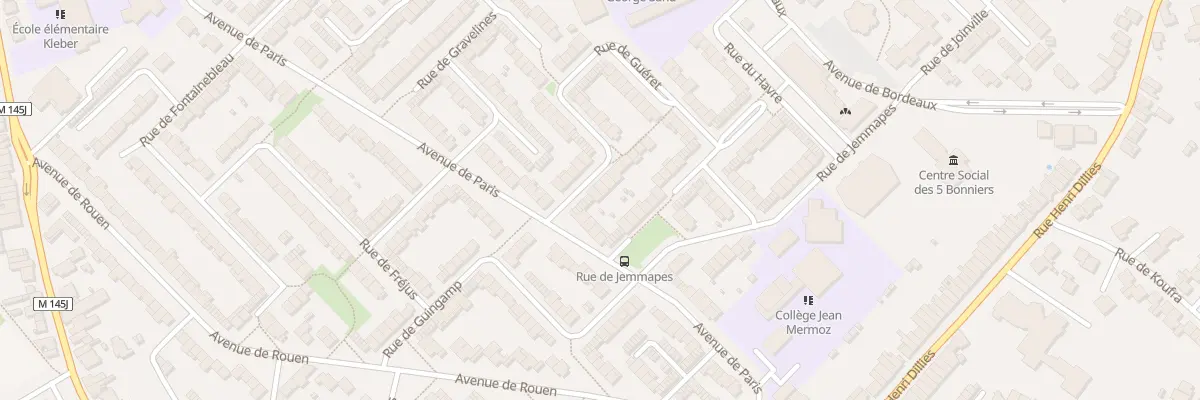 Plan du 14 Rue de Guéret à Faches-Thumesnil