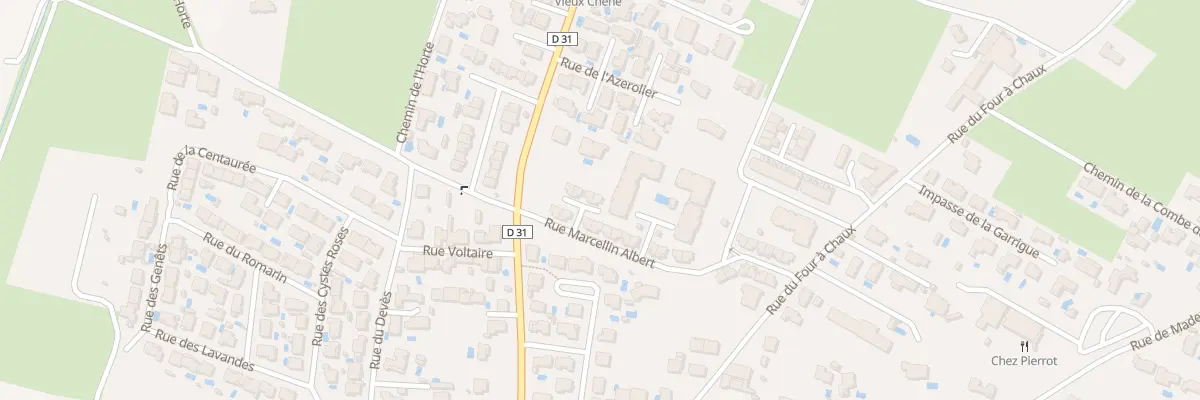 Plan du 8 Rue Marcellin Albert à Vinassan