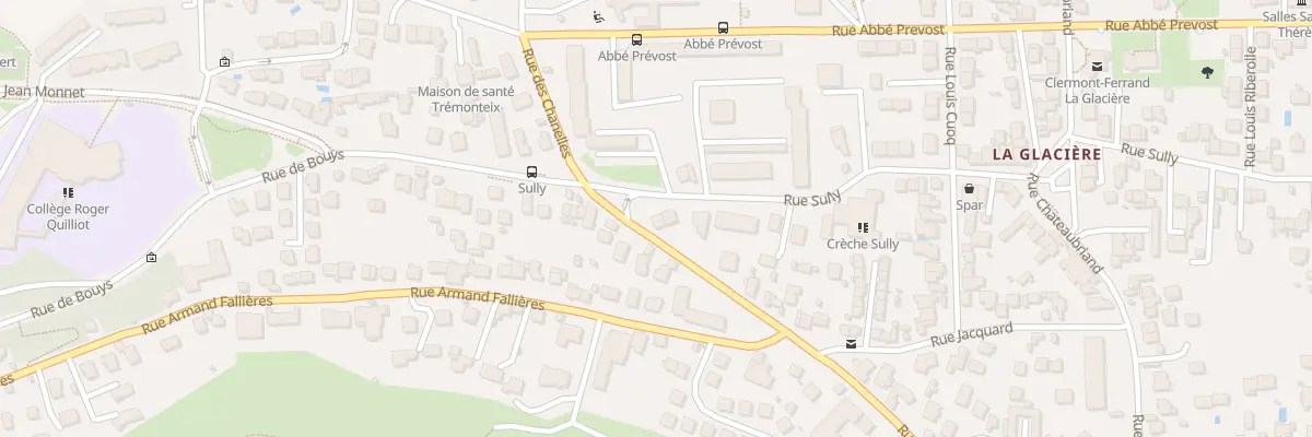 Plan du 120 Rue des Chanelles à Clermont-Ferrand