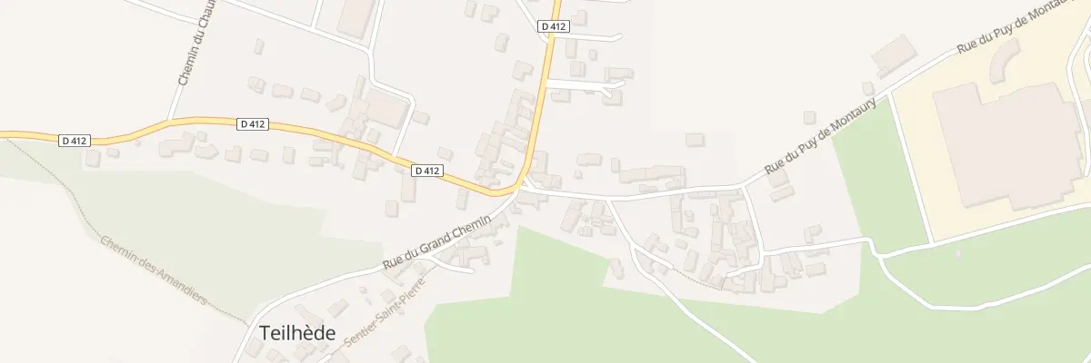 Plan du 9001 Rue du Puy de Montaury à Teilhède