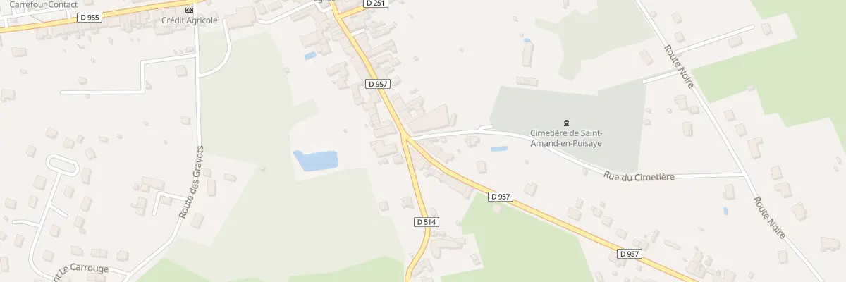 Plan du 1A Rte de Dampierre à Saint-Amand-en-Puisaye
