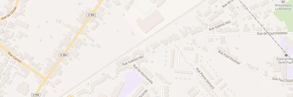 Plan du 279 Rue Gabriel Peri à Lambres-lez-Douai