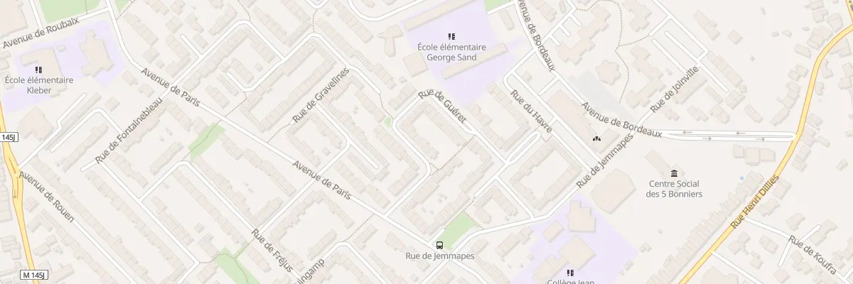 Plan du 36 Rue de Guéret à Faches-Thumesnil
