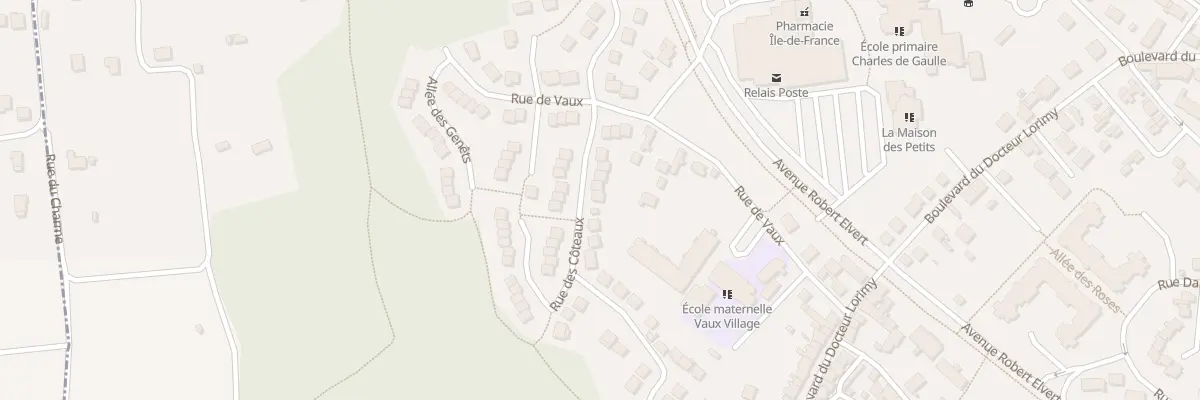 Plan du 11 Rue des Coteaux à Coulommiers