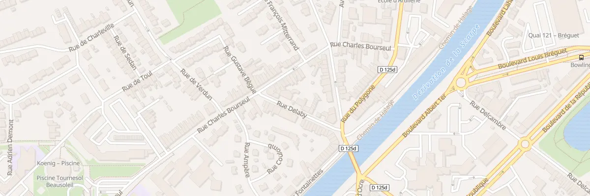Plan du 82 Rue Delaby à Douai
