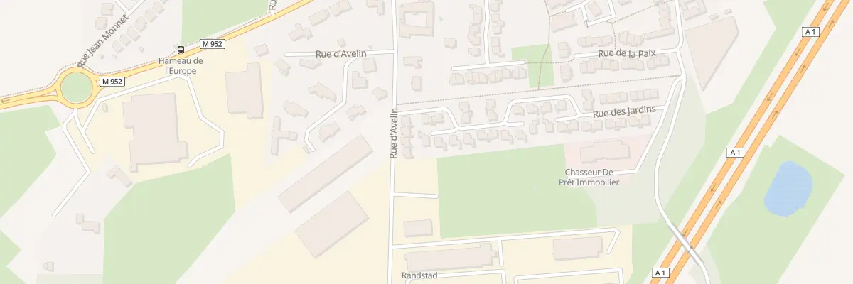 Plan du 2 Rue des Jardins à Vendeville