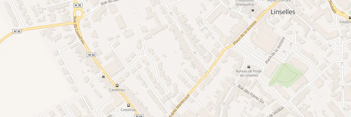 Plan du 25 Rue du Docteur Bonenfant à Linselles