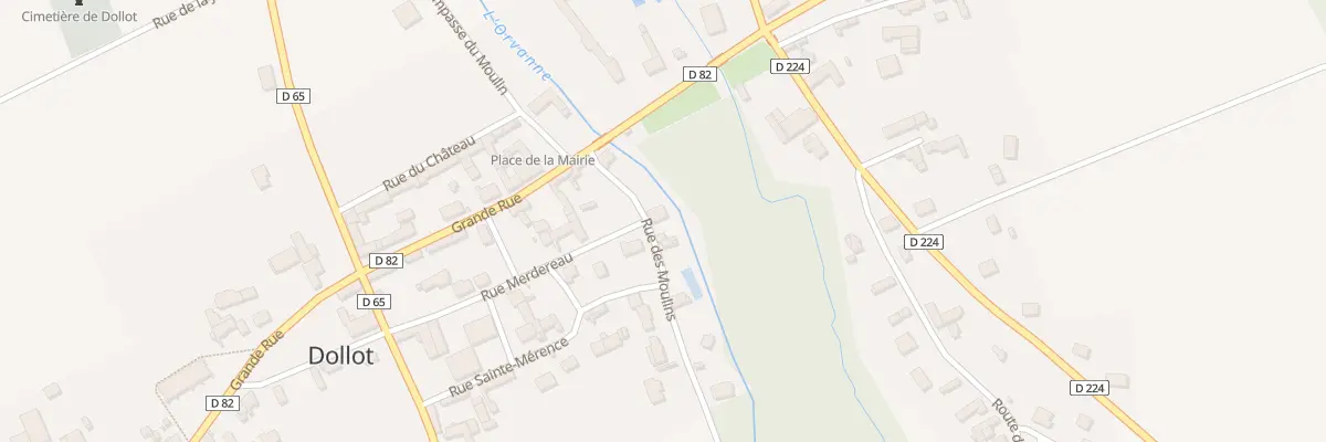 Plan du 2B Rue des Moulins à Dollot