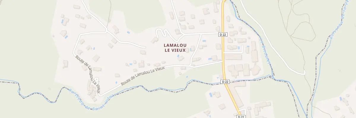 Plan du 5067 Lamalou le Vieux à Combes