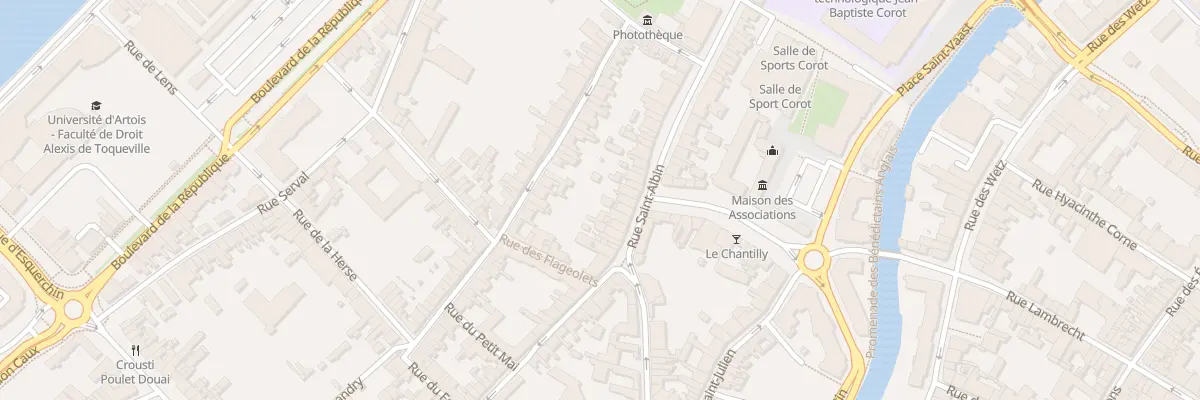 Plan du 37 Rue Saint Albin à Douai