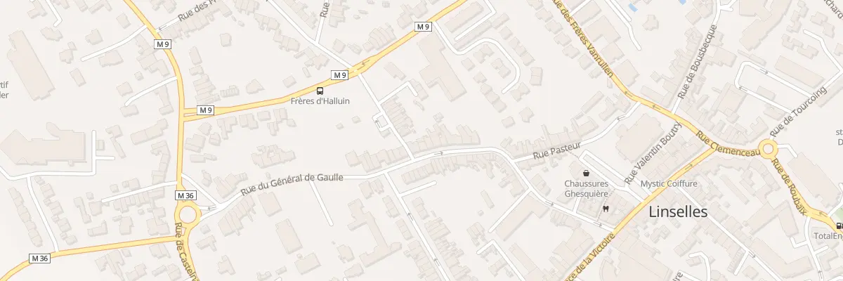 Plan du 42 Rue du Général De Gaulle à Linselles