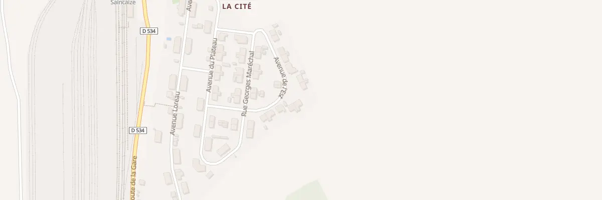 Plan du 158 Av de l’Est à Saincaize-Meauce
