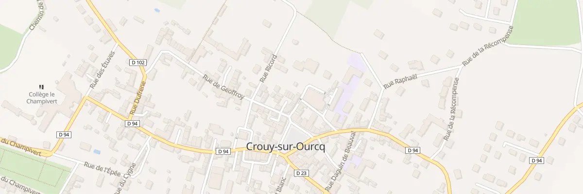 Plan du 6 Cour Charbonniere à Crouy-sur-Ourcq