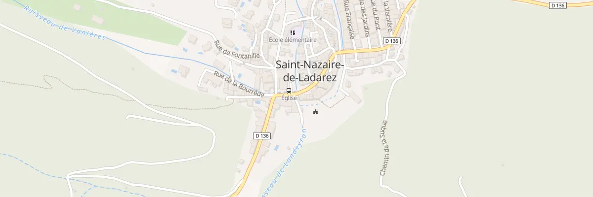 Plan du 9 Pl de l’Eglise à Saint-Nazaire-de-Ladarez