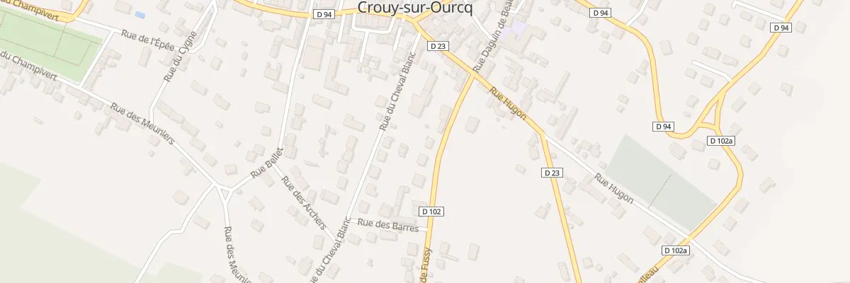 Plan du 8 Av de Fussy à Crouy-sur-Ourcq