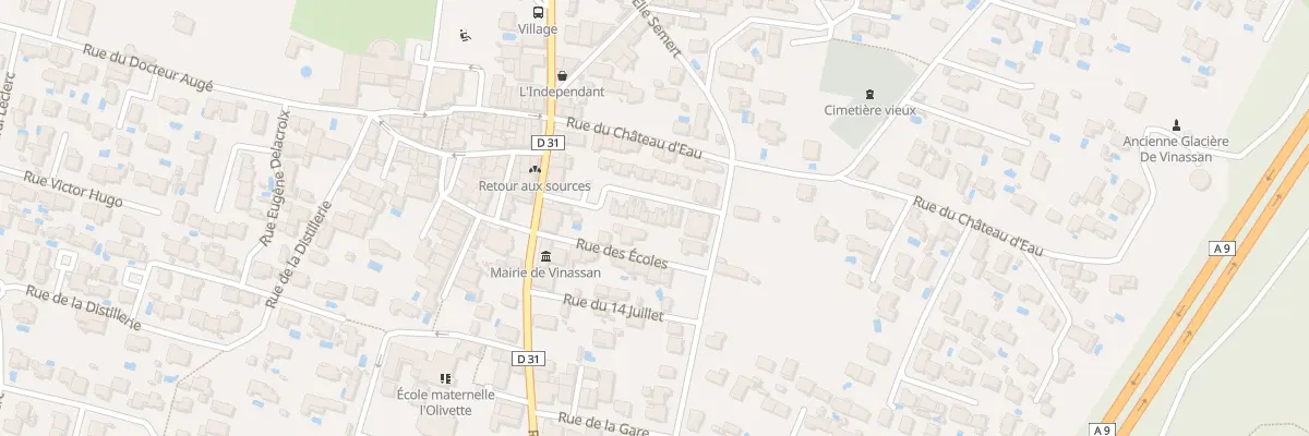 Plan du 16 Rue de l’Occitanie à Vinassan