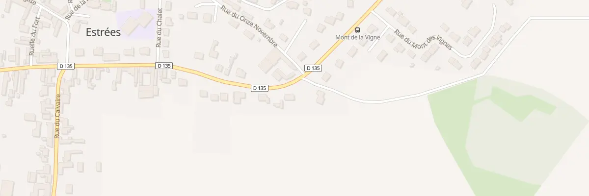 Plan du 1B Rue du General de Gaulle à Estrées