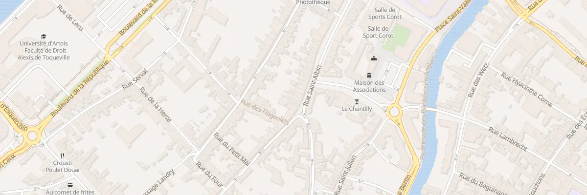 Plan du 17 Rue Saint Albin à Douai
