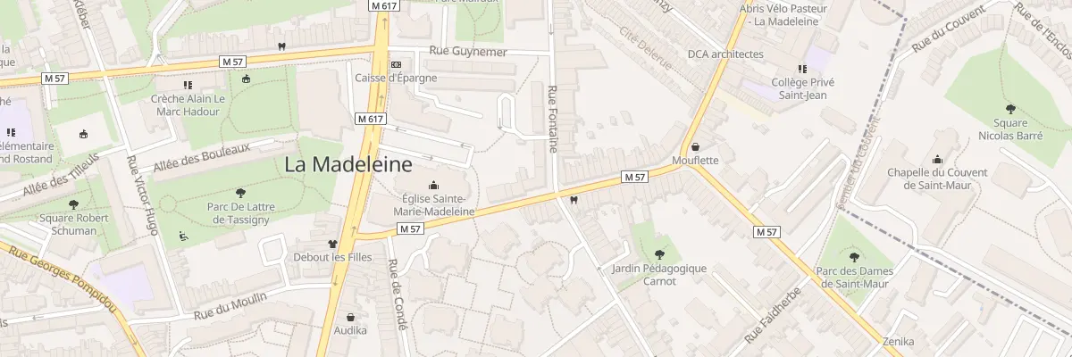 Plan du 11 Rue Pasteur à La Madeleine