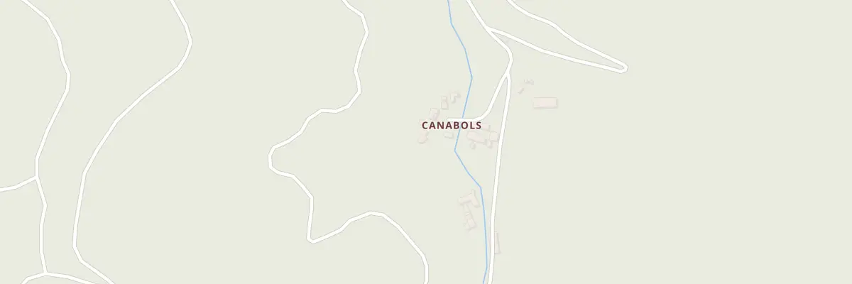 Plan du 5233A Canabols à Fondamente