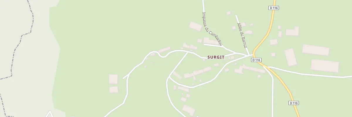 Plan du 6057 Surgit à Alleuze