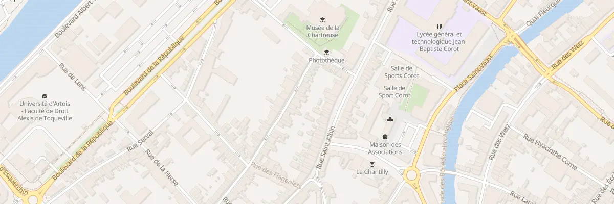 Plan du 240 Rue Jean de Bologne à Douai