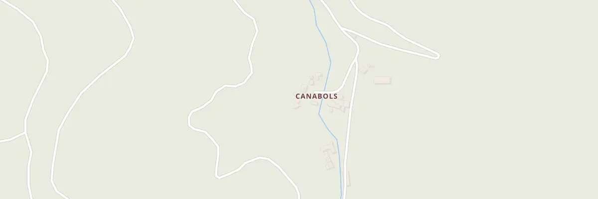 Plan du 5233B Canabols à Fondamente