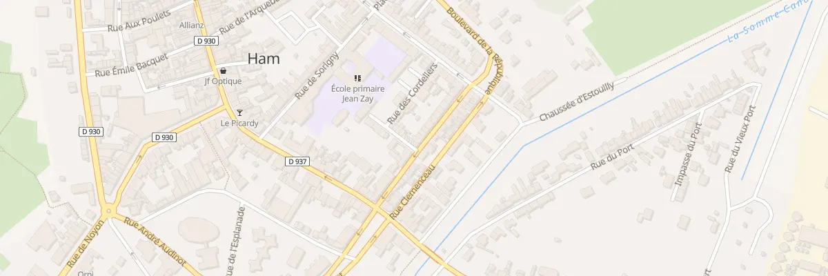 Plan du 15 Rue du Moulin à Vent à Ham