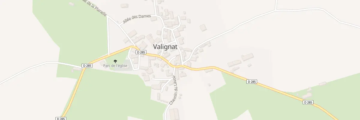 Plan du 1 Rue du Musee à Valignat