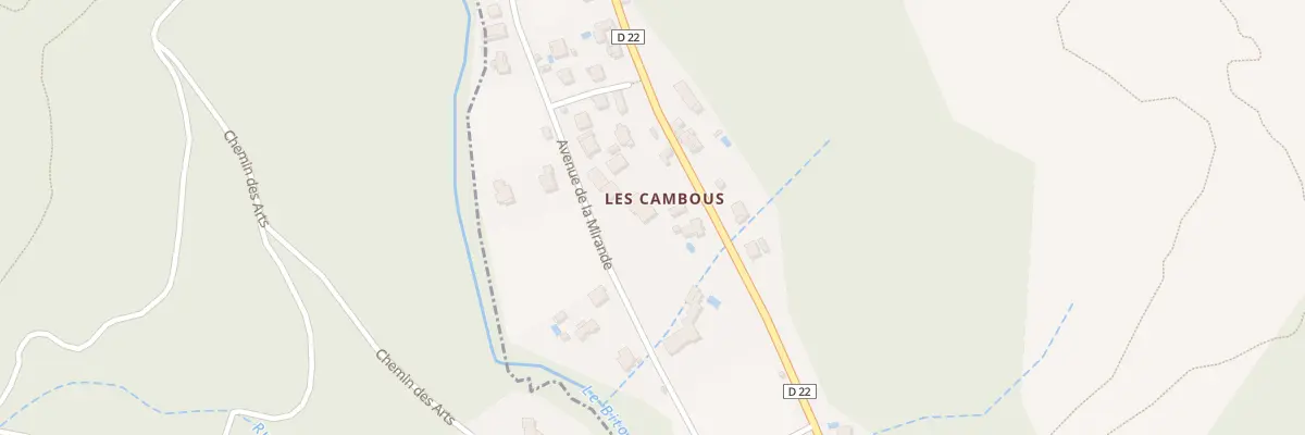 Plan du 10B La Mirande à Taussac-la-Billière