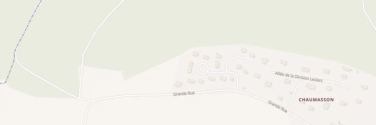 Plan du 9 Rue de la Roche aux Garennes à Villethierry