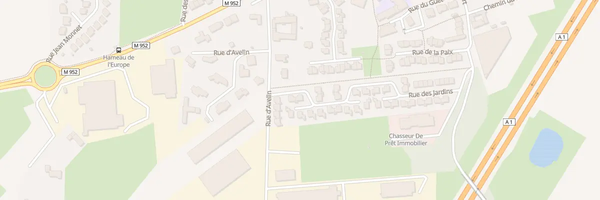 Plan du 3 Rue des Jardins à Vendeville