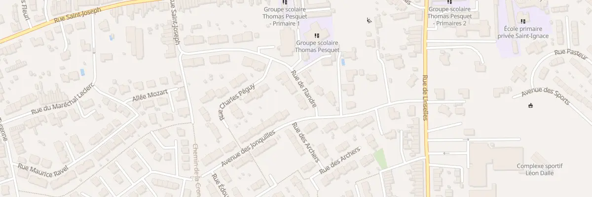 Plan du 3 Rue de Flandre à Bousbecque