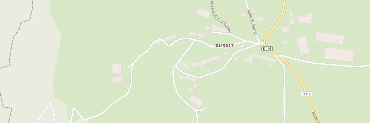 Plan du 9 Surgit à Alleuze
