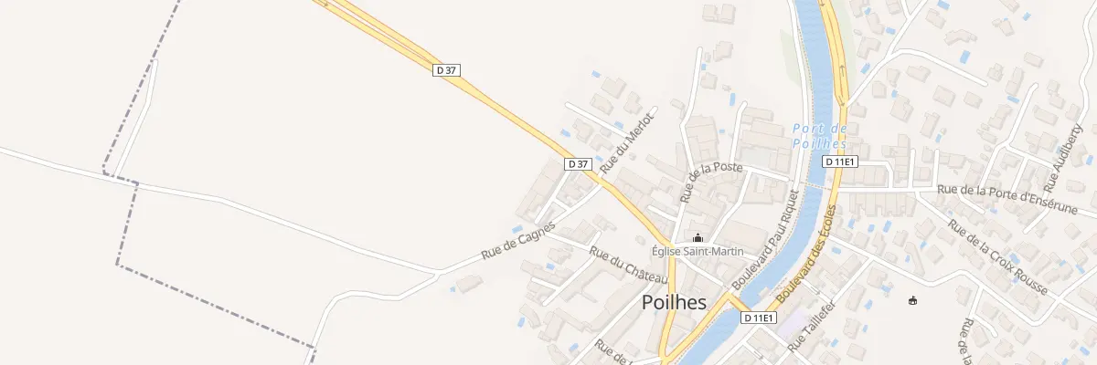 Plan du 4 Rue de Baisse à Poilhes