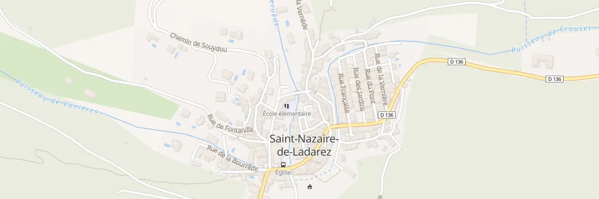 Plan du 5 Rue Malbec à Saint-Nazaire-de-Ladarez