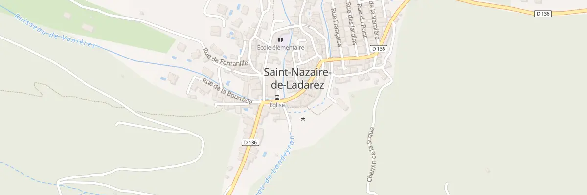 Plan du 2 Rue de Laurens à Saint-Nazaire-de-Ladarez