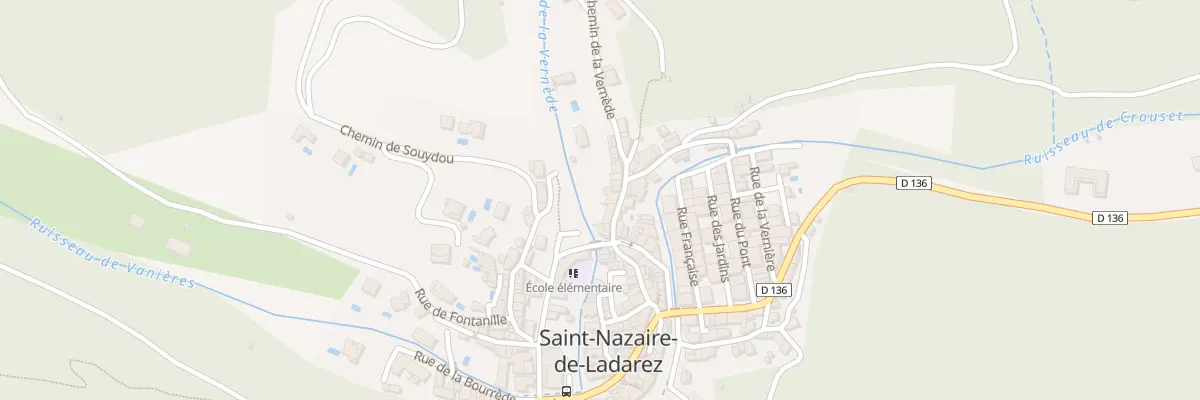 Plan du 5 Rue du Barry-haut à Saint-Nazaire-de-Ladarez